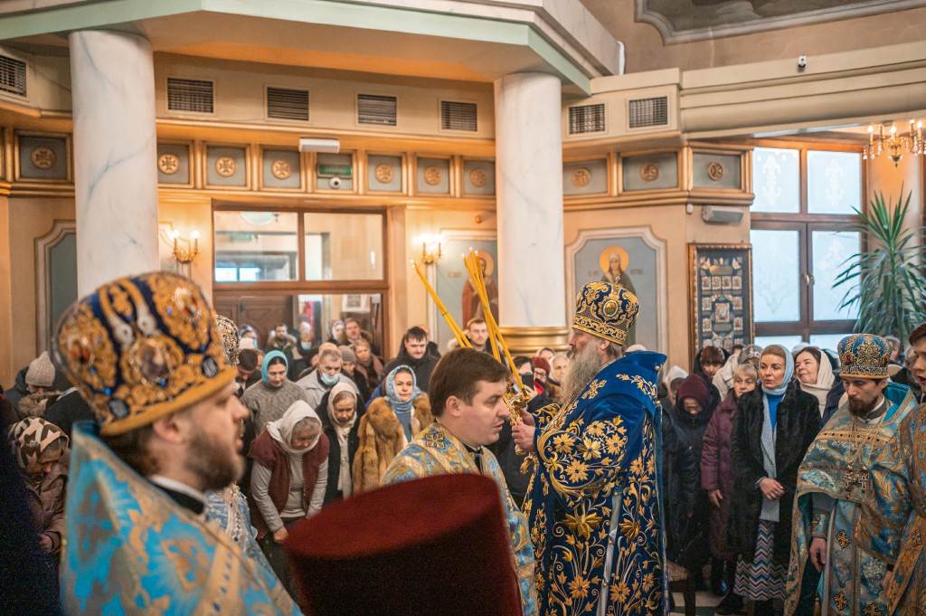 Служба с Митрополитом Павлом. 8.01.2022г.
