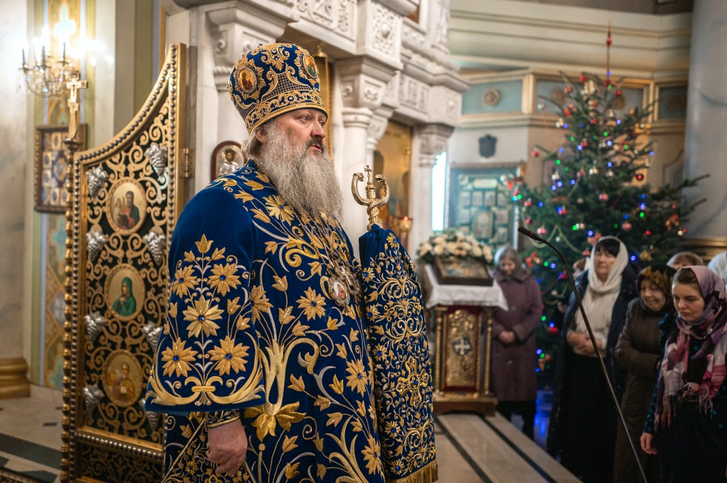 Служба с Митрополитом Павлом. 8.01.2022г.