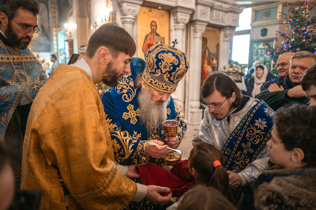 Служба с Митрополитом Павлом. 8.01.2022г.