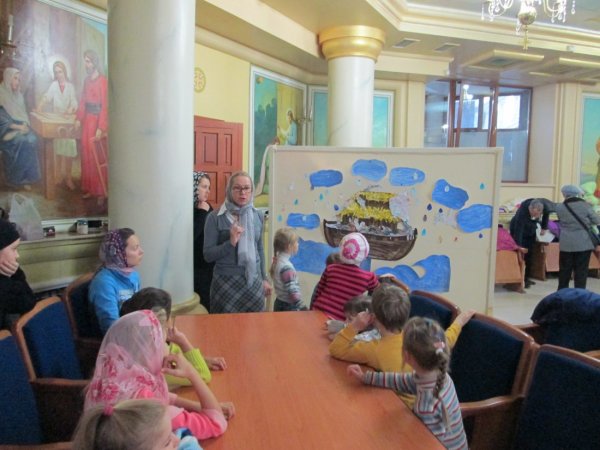 Урок в воскресной школе, ноябрь. 2013