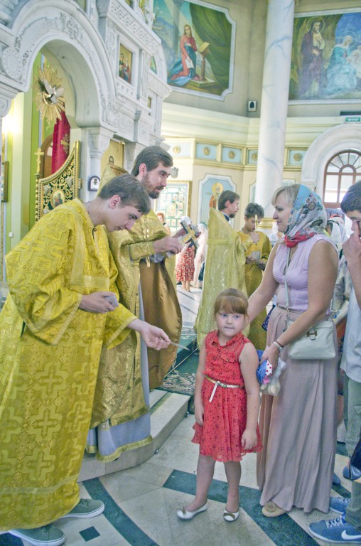 Молебен перед началом учебного года, 2015г.